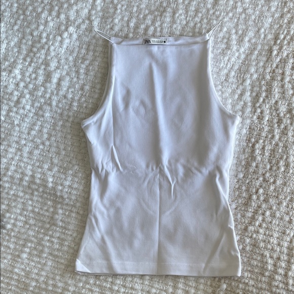 Zara Tops - NWOT Zara White Sleeveless Top